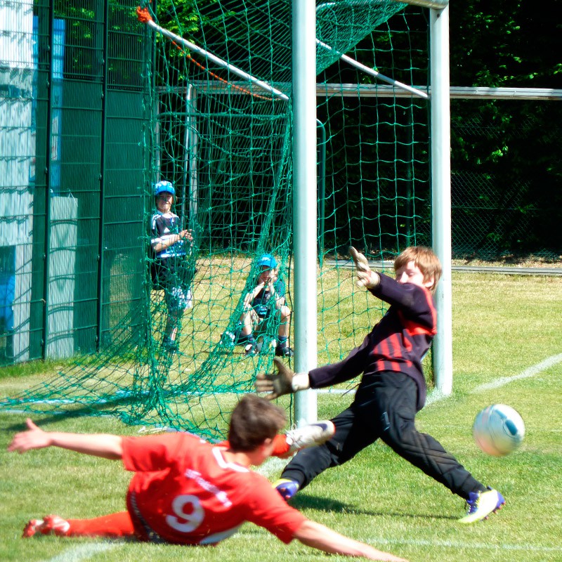 Fußballtornetz 5,15 m x 2,05 m Tiefe 1,00 / 1,00 m, PE 4 mm ø aus der Kategorie Tornetze