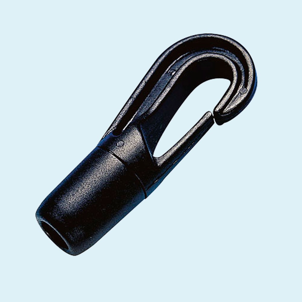 Karabinerhaken, 6 mm, schwarz aus der Kategorie Zubehör Planen / Netze