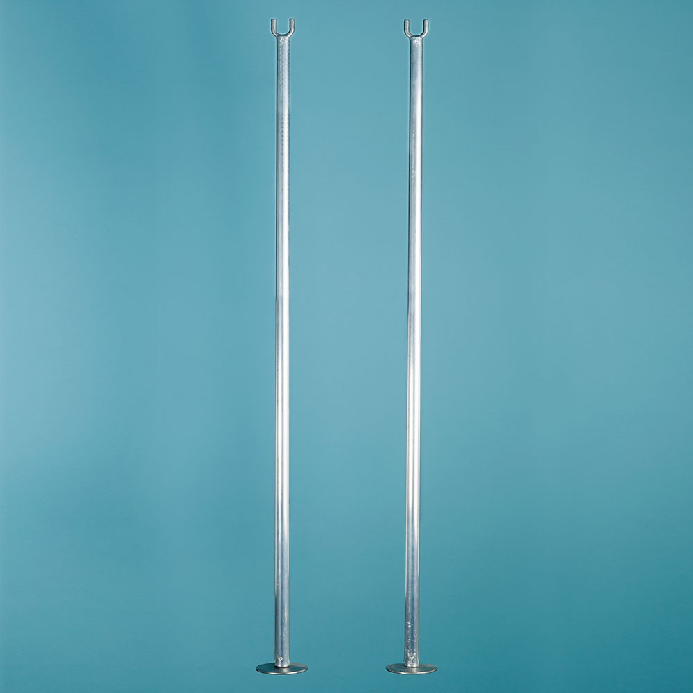 Single - Stützen für Tennisnetz , Tellerfuss Aluminium aus der Kategorie Zubehör für Tennisnetze