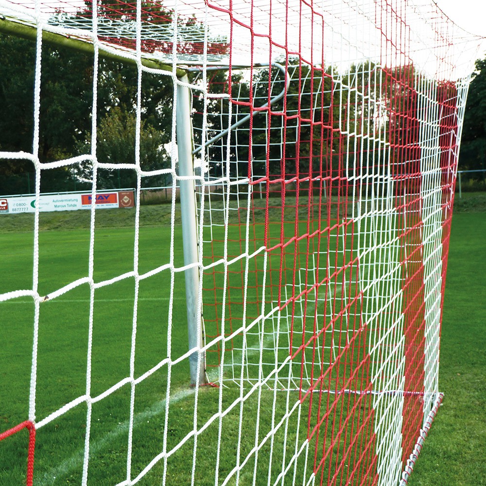 Fußballtornetz 7,50 m x 2,50 m Tiefe 0,80 / 1,50 m, PP 4 mm ø aus der Kategorie Fußball