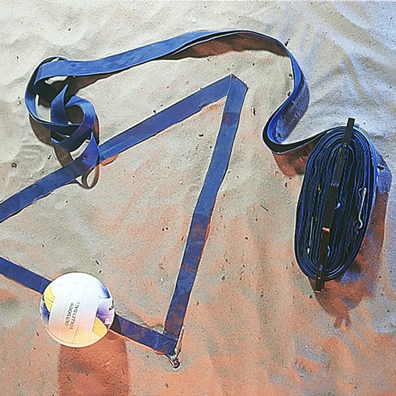 Markierungslinien Feld 8 x 16 m mit Haspel und Erdankern aus der Kategorie Beachvolleyball Zubehör