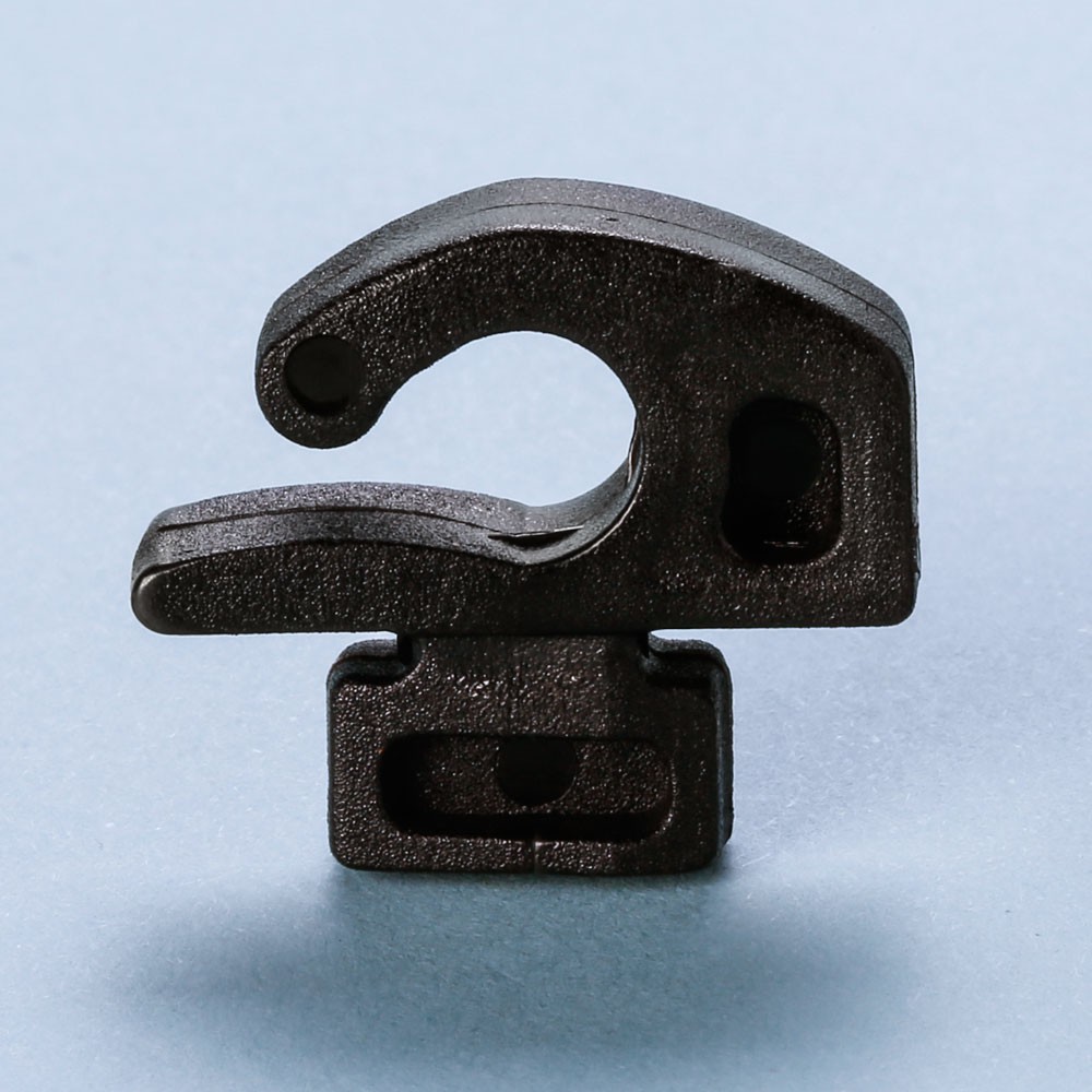 Netzhaken, Kunststoff, schwarz aus der Kategorie Netzhaken für Tornetze