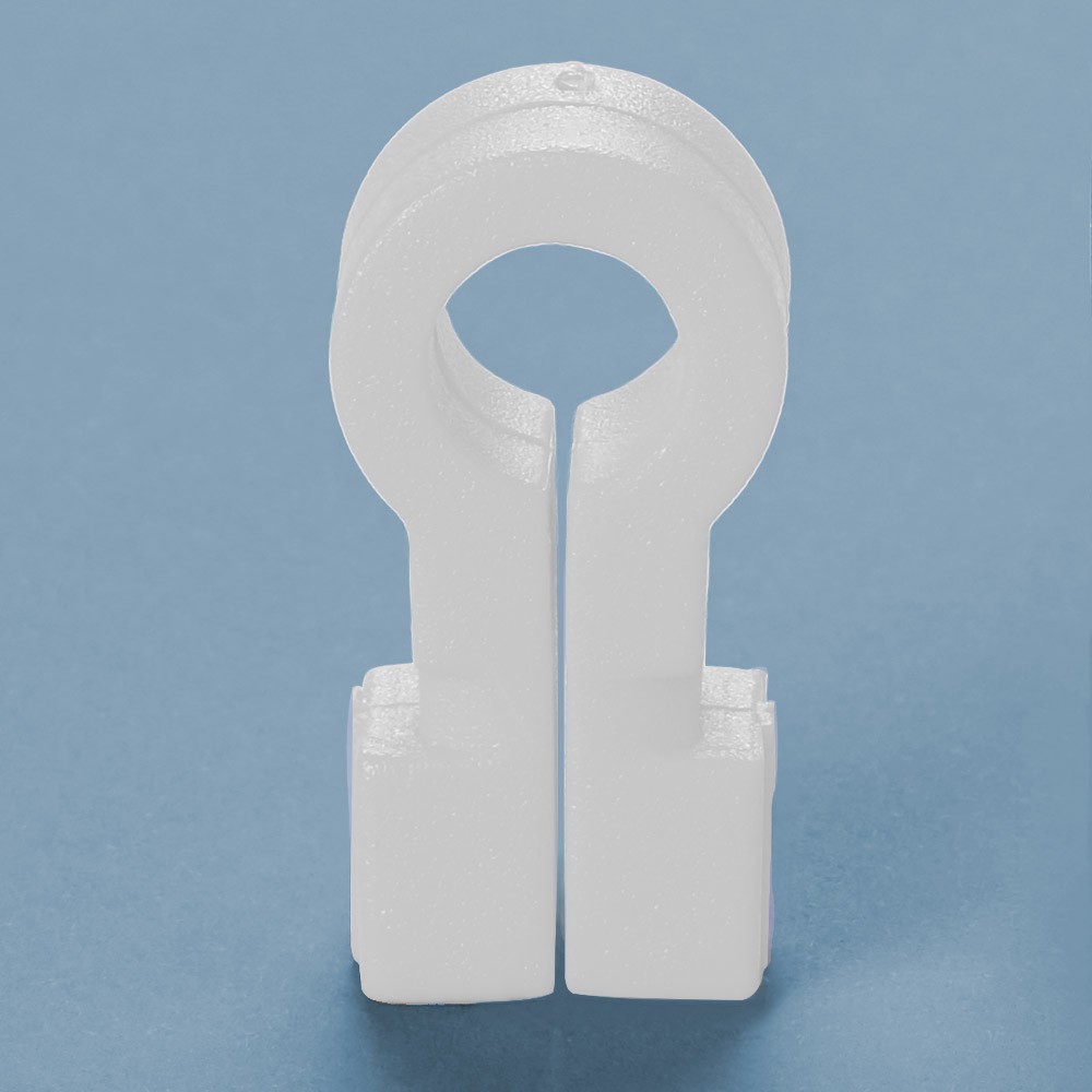 Netzhaken, Omega-Form, weiß aus der Kategorie Netzhaken für Tornetze