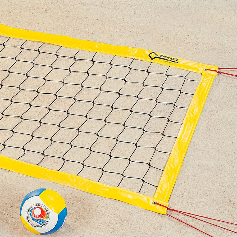 Beach-Volleyball - Turniernetz, Netzmaß 8,5 x 1,0 m, PP 3 mm gelb aus der Kategorie Turniernetze Freizeitbereich