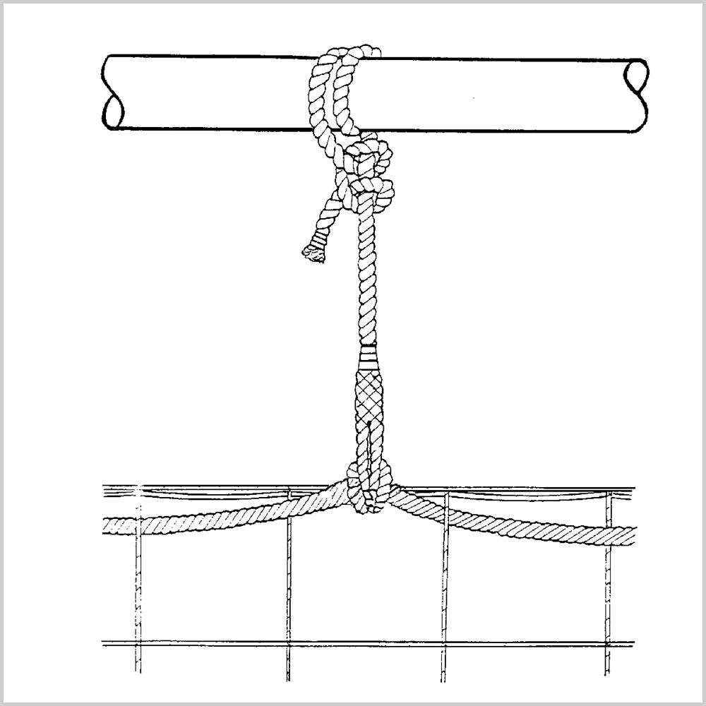 Aufhängeseil (Typ L), weiß, einsträngig, Nylon 12 mm ø aus der Kategorie Zubehör