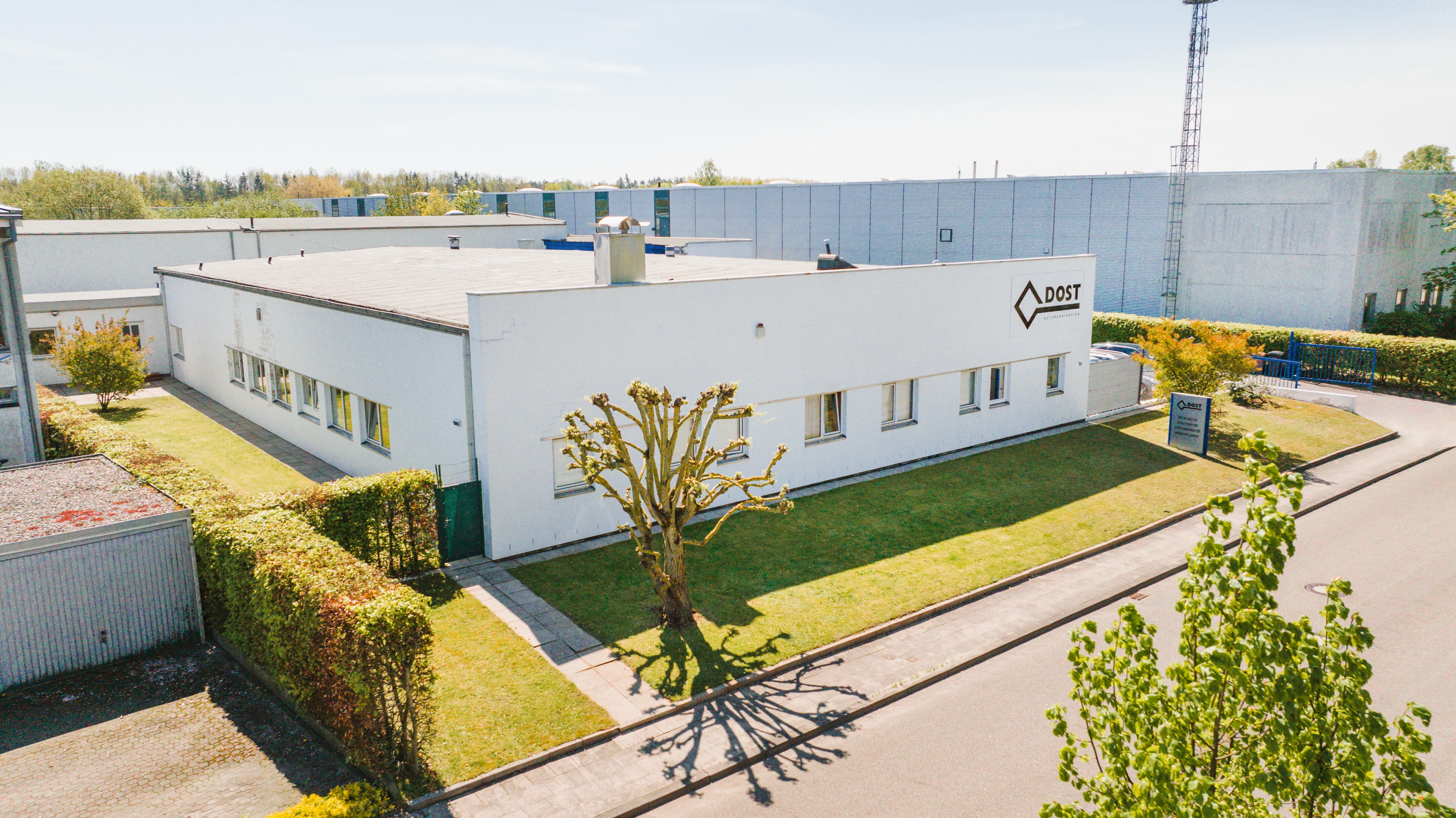 Gebäudeansicht von oben Firma Bruno Dost GmbH Roggenhorster Str. 7A 23556 Lübekc