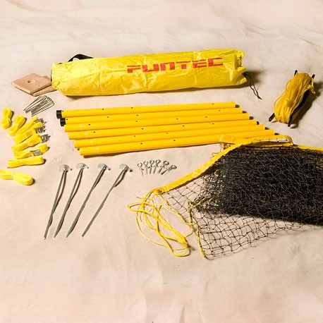 Beach-Netzanlage "Fun Sports" Komplettset, Netz 8,5 x 1,0 m aus der Kategorie Netzanlagen- & Sets