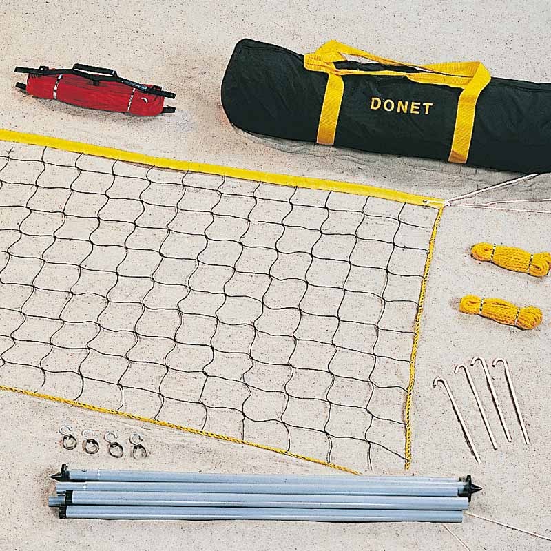 Volleyball-Home-Set, PE 2 mm, Netzmaß 6,00 x 1,00 m aus der Kategorie Netzanlagen- & Sets