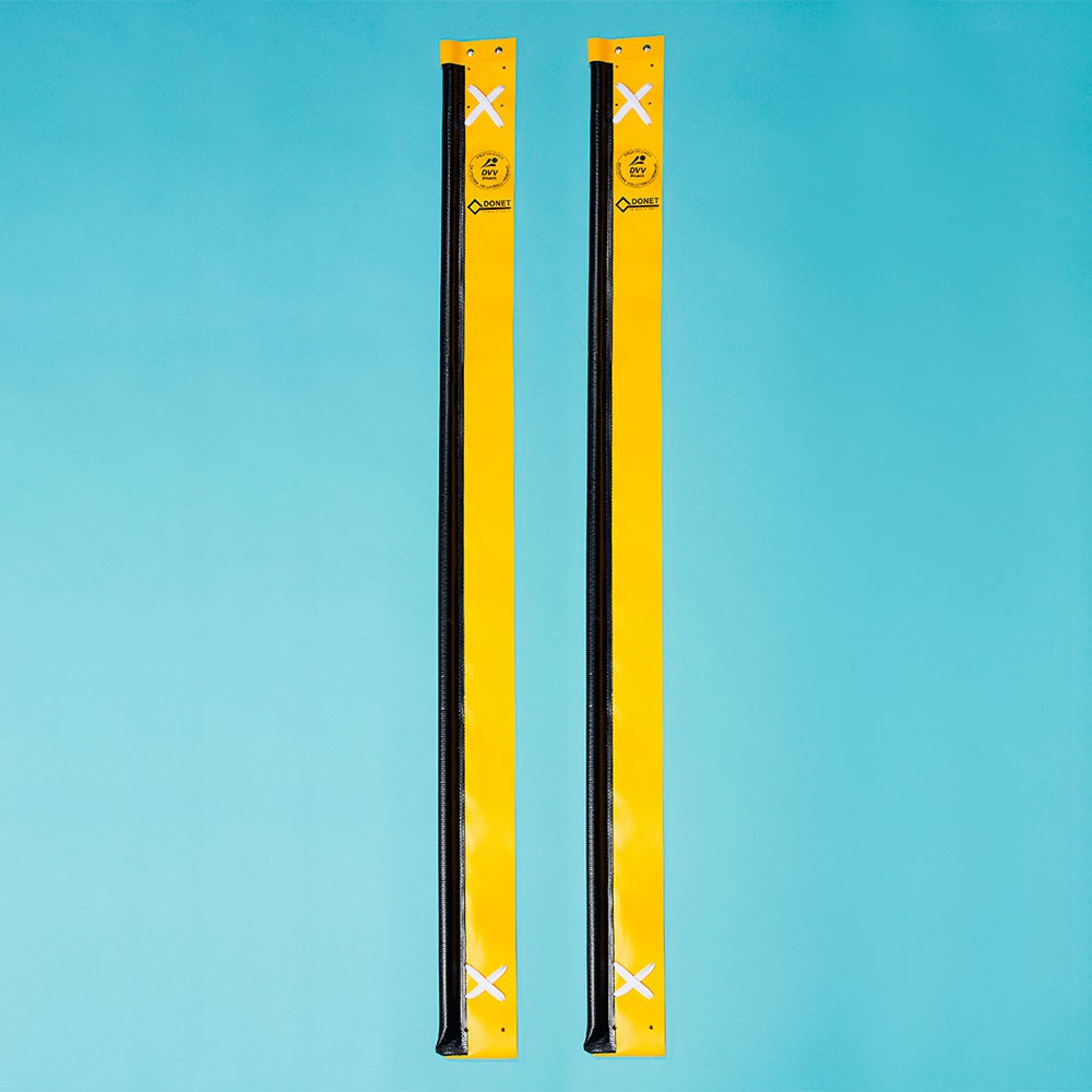 Haltetasche für Antenne, gelb aus der Kategorie Beachvolleyball Zubehör