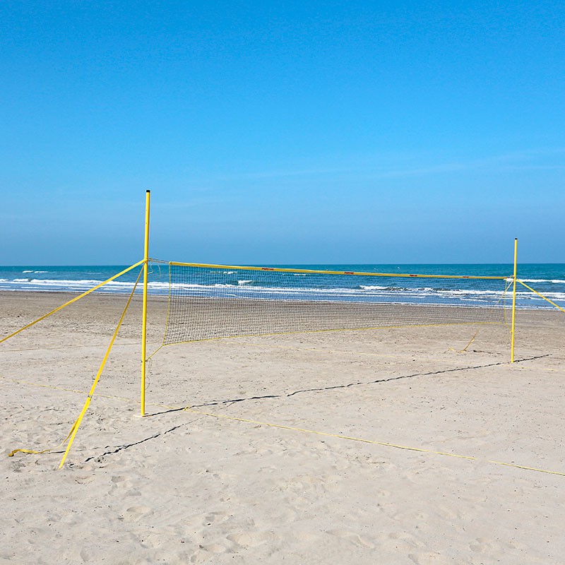 Beach-Netzanlage "Fun Sports" Komplettset, Netz 8,5 x 1,0 m aus der Kategorie Netzanlagen- & Sets