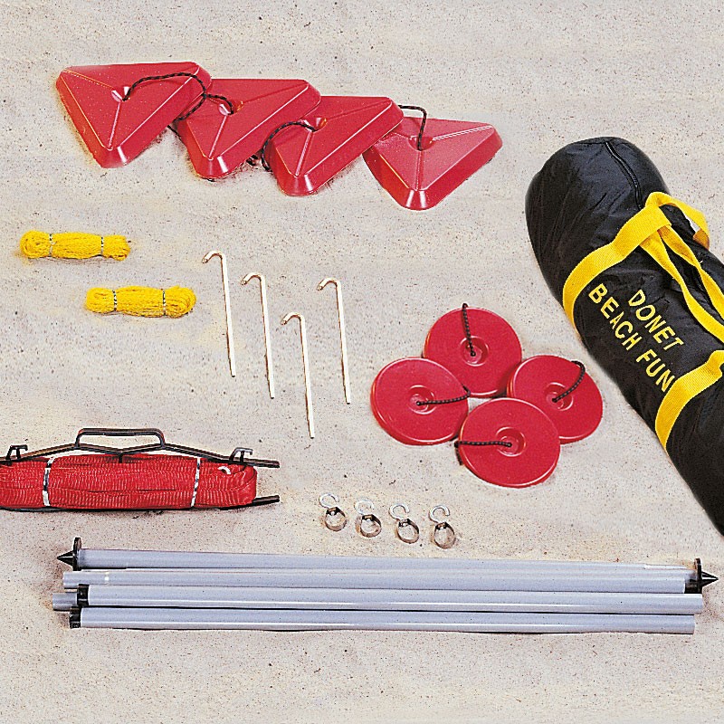 Zubehör-Set Beachvolleyball für Beachvolleyball-Anlage ohne Netz aus der Kategorie Netzanlagen- & Sets
