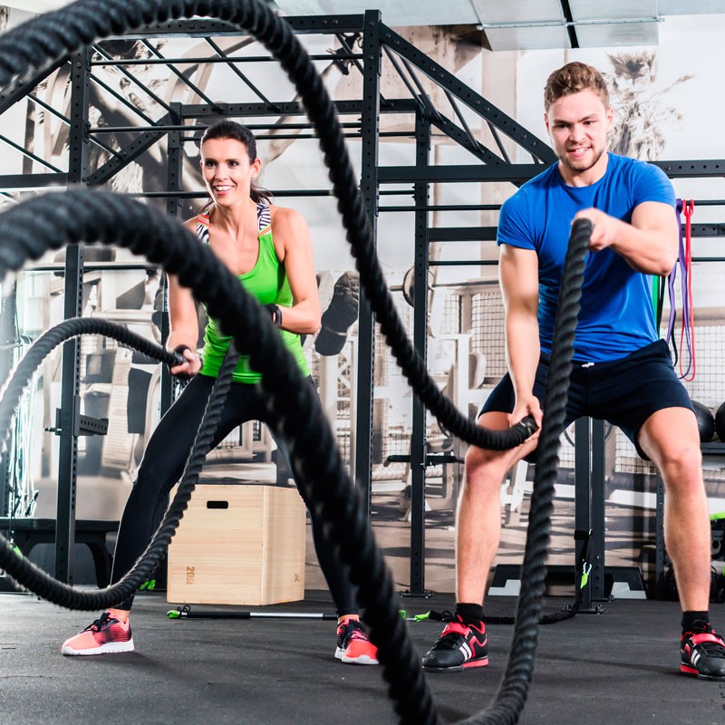 Battle Rope / Trainingsseil, Länge 15 m Stärke 38 mm, schwarz aus der Kategorie Google Shopping