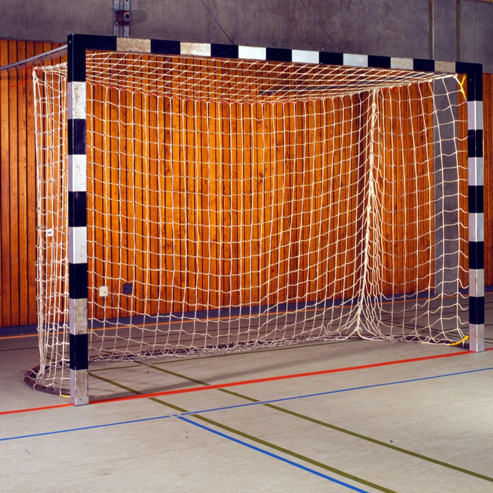 Handballtornetz 3,10 x 2,10 m, Netztiefe: 0,80/1,00 m PES 4 mm aus der Kategorie Tornetze "Standard"