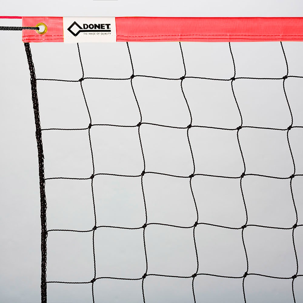 Beach-Volleyball-Trainingsnetz, PVC-Einfassung oben, 50 mm , Netzmaß 8,5 x 1,0 m pink aus der Kategorie Trainingsnetze