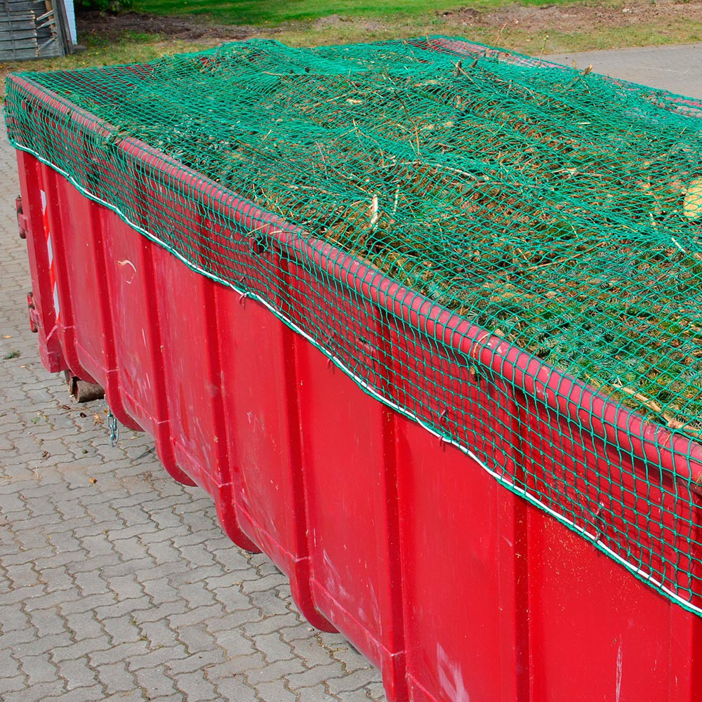 Abdecknetz 3,50 x 4,00 m DEKRA/VDI, Mw. 45 mm PP 3 mm + Gummileine aus der Kategorie Standardbreite 3,50 m