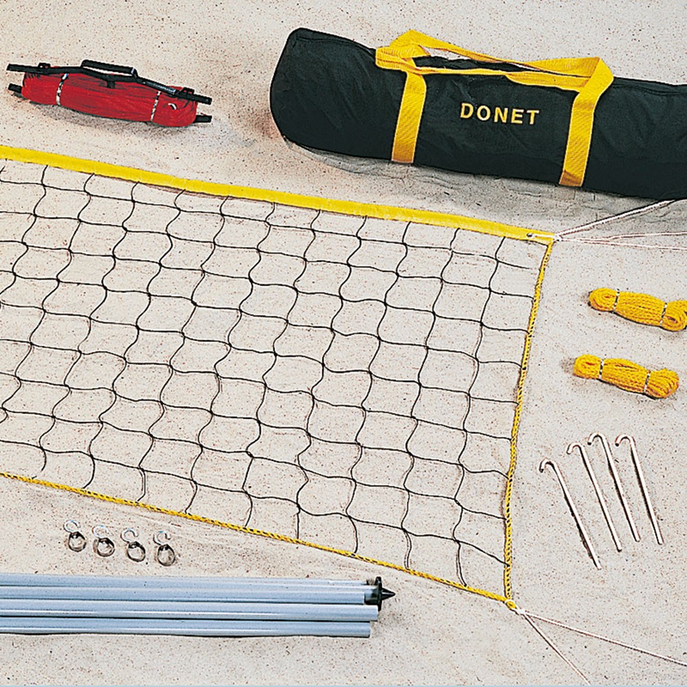 Volleyball-Freizeit-Set, PE 2 mm, Netzmaß 9,50 x 1,00 m aus der Kategorie VB-Freizeit-Set